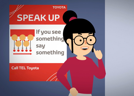 Watch the Toyota Compliance Training videos. Password required.